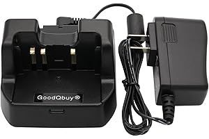 GOODQBUY CD-47 Rapid Charger for Yaesu/Vertex Standard Horizon FT-60R FT60R FT-60 FT60 VX-231 VX-160 VX-150 VX-180 VXA-220 FT-270R HX270 HX270S HX370S Radio FNB-V94 FNB-83 FNB-V106 FNB-V67LI