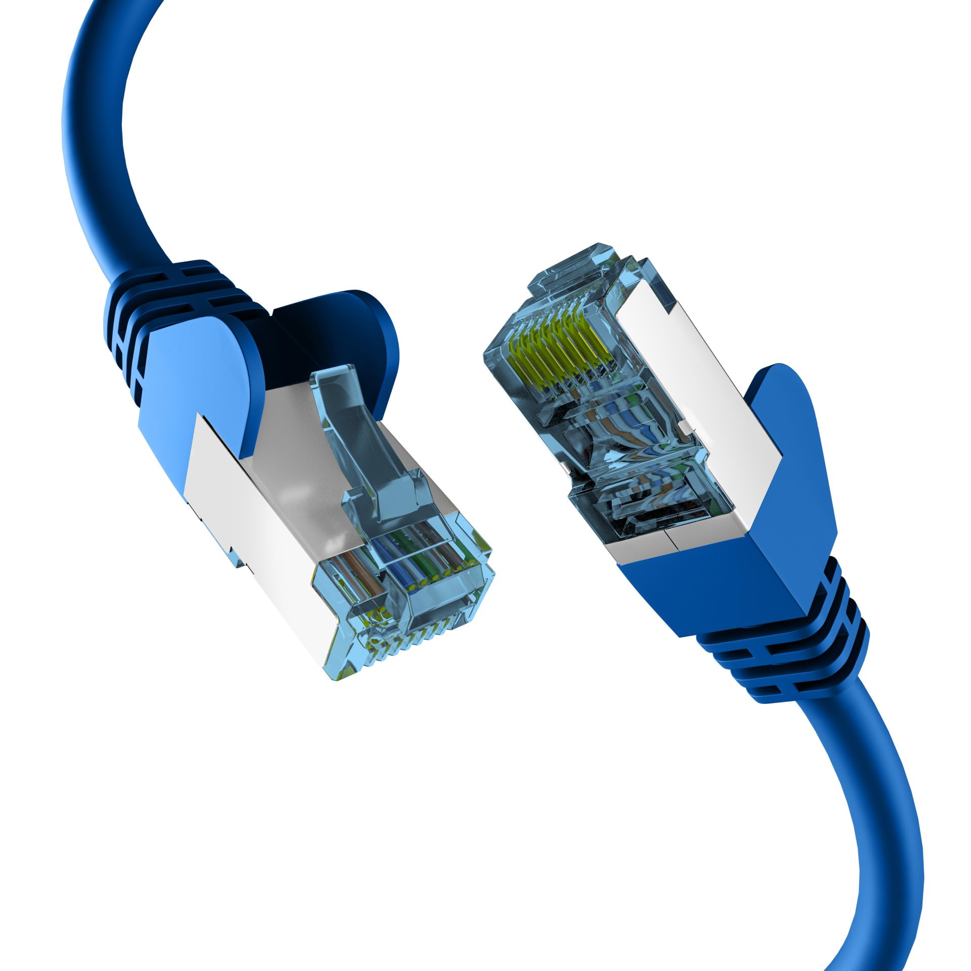 EFB-Elektronik RJ45 Patch Cable with CAT7 Raw Cable Blue 25 m — image 1