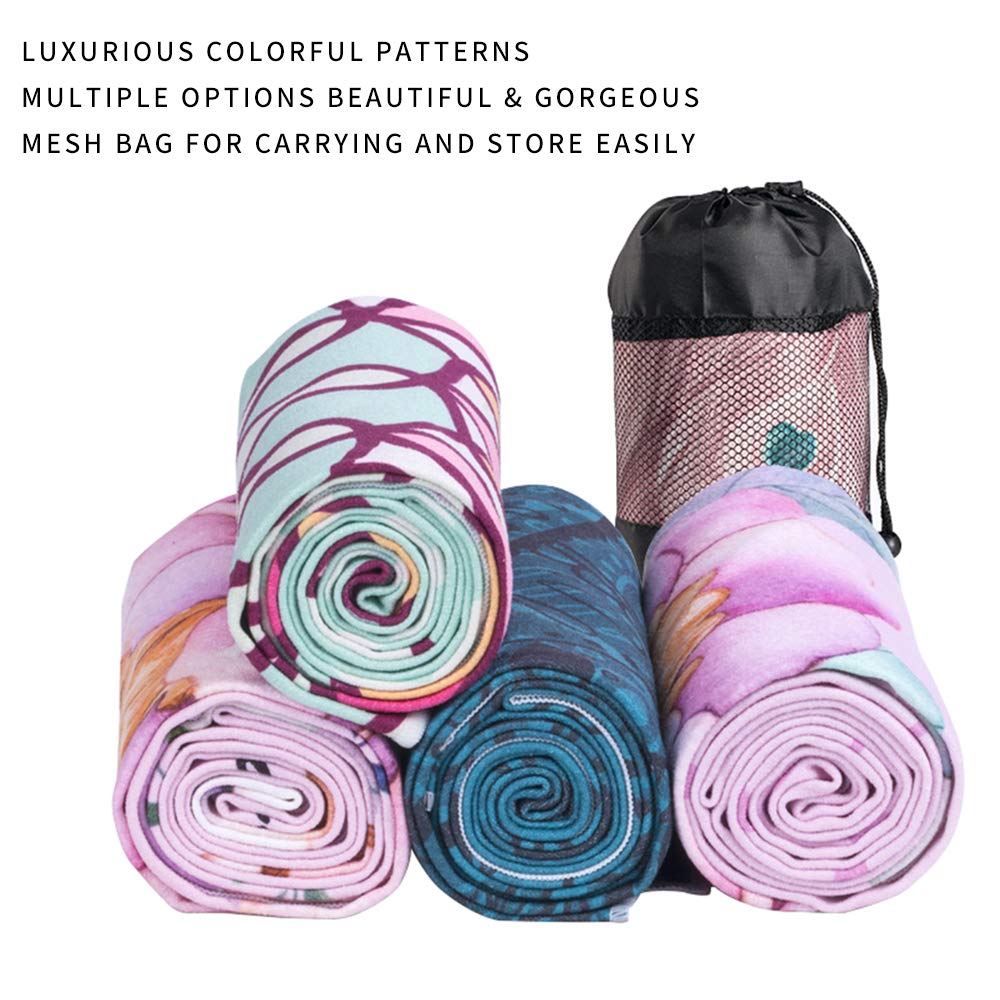 PIDO Hot Yoga Towel Updated Version Exclusive Corner Pocket Eco