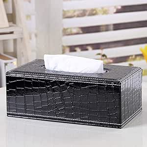 ZKYXZG Caja de pañuelos,Rectángulo de mármol Moderno Caja de pañuelos