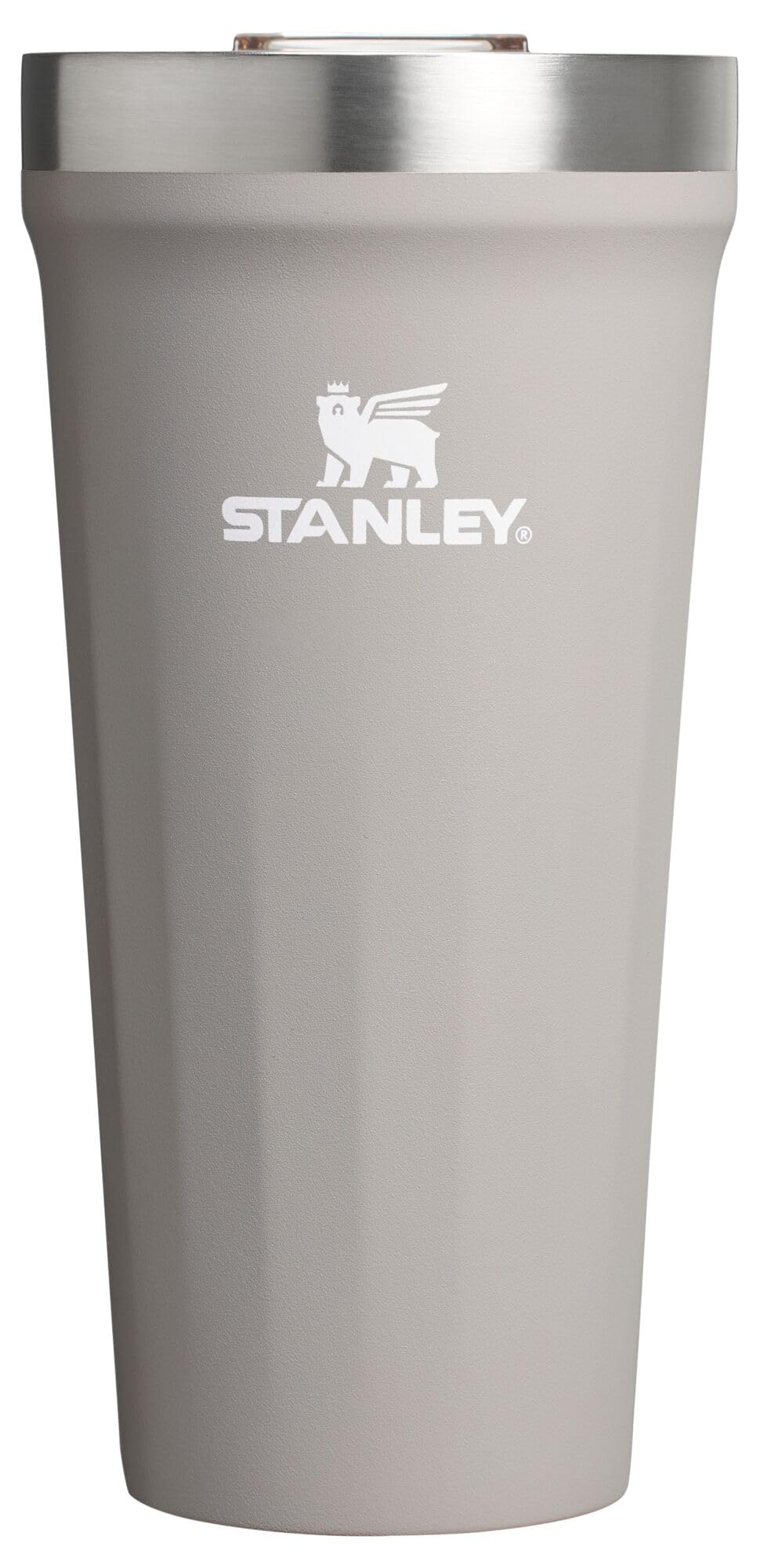 STANLEY Everyday Tumbler 20 oz | Press Fit Drink Through Lid | Beverage, Coffee, and Cocktail Cup | Insulated Stainless Steel Wine Glass | BPA-Free | Ash