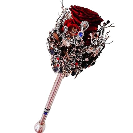 Ssoklover Mariée Tenant Fleurs Mariage Romantique Lor Noir