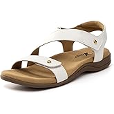 Athlefit Women's Comfortable Orthopedic Sandals with Arch Support Adjustable Walking Casual Orthotic Sandals