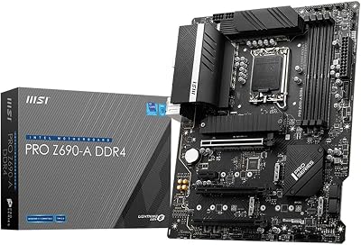 MSI PRO Z690-A DDR4 Motherboard ATX LGA 1700 12th Gen Intel Core Wi-Fi 6E