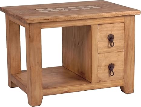 Miamobel Couchtisch Mexico 70x50x50 Cm Mexico Mobel Landhausstil Massivholz Pinie Honig Amazon De Kuche Haushalt