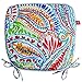 Pcinfuns Indoor/Outdoor All Weather Chair Pads Seat Cushions Garden Patio Home Chair Cushions (Phoenix(4 Set))