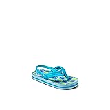 REEF Kids Boys Sandals, Little Ahi, Blue Fish, 6