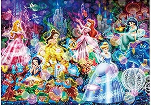 DIY 5D Diamond Painting by Number Kits, Full Drill Crystal Rhinestone Diamond Embroidery Paintings Pictures Arts Craft for Home Wall Decor,Fairy Tale Princess (12X16 Inch)