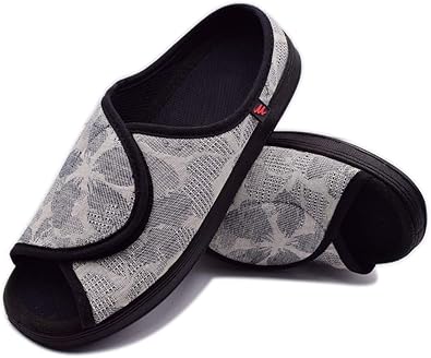 women's wide width house slippers