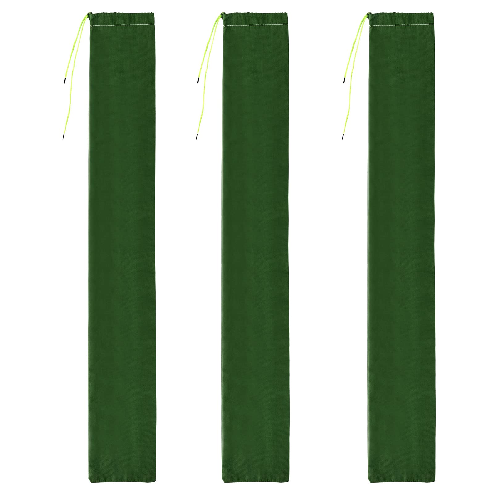 MSUIINT 3PCS Long Canvas Sandbags, Flood Water Barrier Sandbags, Thickened Canvas Flood Protection Sand Bags with Elastic Band