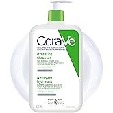 CeraVe Hydrating Face Wash, Daily, Gentle Moisturizing Non-Foaming Facial Cleanser for Men & Women with Hyaluronic Acid, Cera
