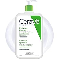 CeraVe Hydrating Face Wash, Daily, Gentle Moisturizing Non-Foaming Facial Cleanser for Men & Women with Hyaluronic Acid, Cera