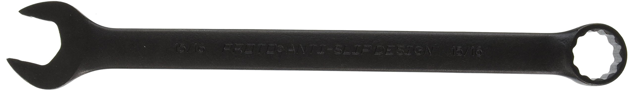 Stanley Proto J1230BASD Combination Wrench 15/16 12 Point, Black