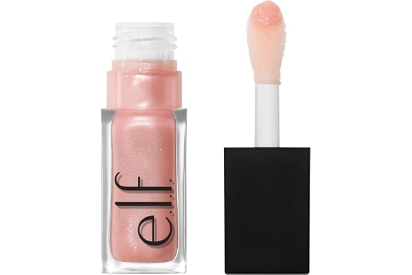 e.l.f. Glow Reviver Plumping Lip Oil, Tinted Lip Plumper For A High-Shine, Plump Finish, Infused With Jojoba Oil, Vegan & Cru