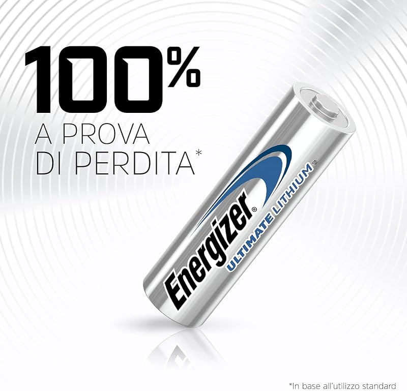 Ultimate Lithium AA (Confezione da 4) Pile 1,5V