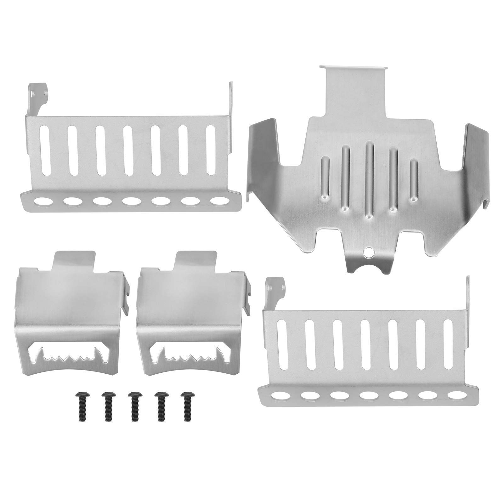 VGEBY 5pcs RC Crawler Chassis Armor Plate Parts Fit for trx4 Bronco G500 1/10 RC Car Model Toys Car Model Accessories