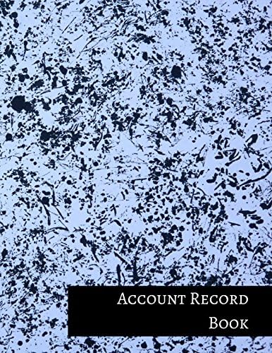 Account Record Book: General Ledger