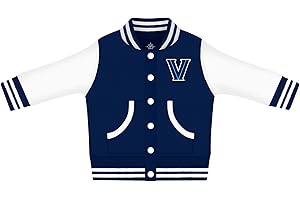 Creative Knitwear College Baby Varsity Jacket Lightweight - Team Logo, Multiple Colors, Unisex, (0 Months - 4T)