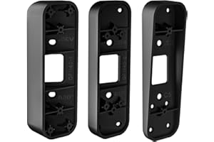 Adjustable Doorbell Angle Mount (30°+15°L/R+5°Up/Down) Corner Wedge for Reolink Video Doorbell and Blink Video Doorbell 1st G