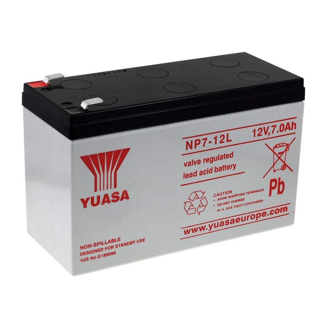 Yuasa Np7-12L Agm Batterie / Bleiakku 12V 7Ah Vds – SLBGR