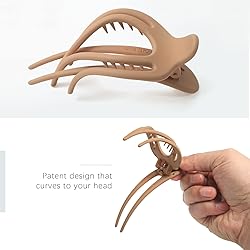 French Concord Hair Clips Claw - 6Pcs Side Slid