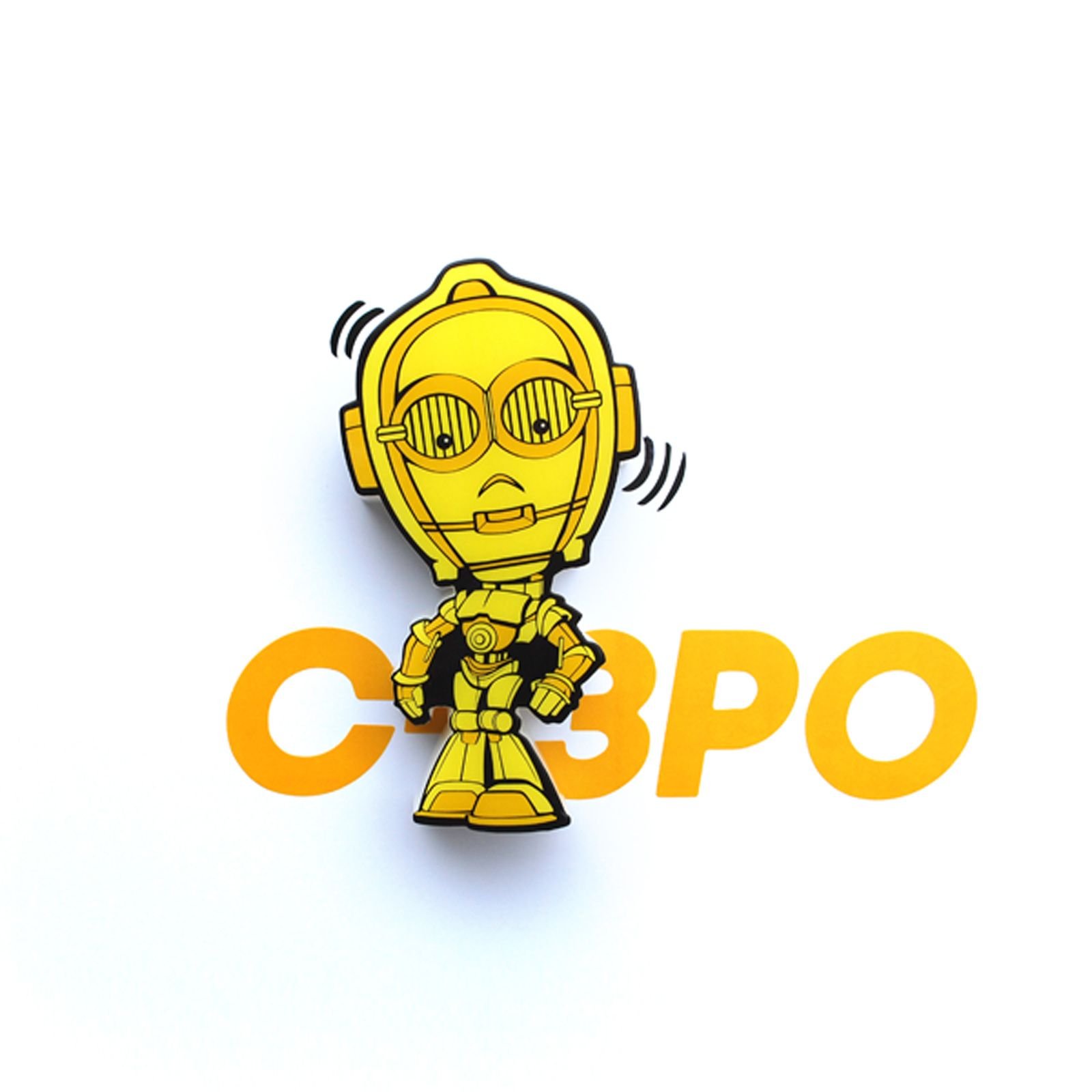 3DLightFX Star Wars C-3PO 3D Mini-Sized Deco LED Wall Light