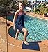 MICRO-MIRACLE XXL Travel Towel - 2 Quick Dry and Extra Soft Microfiber Towels, Lightweight and Compact for Gym, Swim Practice, Travel, Backpacking, Camping, RV, Beach, Camping (Navy Blue)