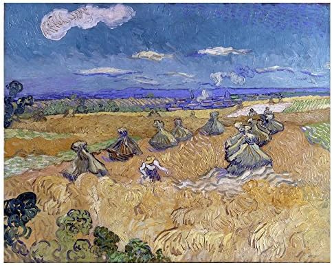 Monica M Joheson Artwork Oil Painting Frameless Poster Canvas Print Bathroom House 30.2x24 Inch