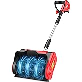Rozlchar Cordless Snow Shovel Compatible for Milwaukee 18V Battery(No Battery), Electric Snow Blower for Driveway with Telesc