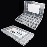 32 Grids Clear Plastic Organizer Box, Craft Storage