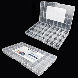 32 Grids Clear Plastic Organizer Box, Craft Storage