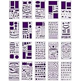 Bullet Journal Stencil Set, 20 Stencils for Journaling, Best for Scrapbooking, Card Making, Bible Journaling, DIY, Kids Crafts and More, Makes a Great Gift, by Fairytale Flair
