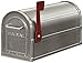 Salsbury Industries 4850D-PEW Deluxe Rural Mailbox, Pewter