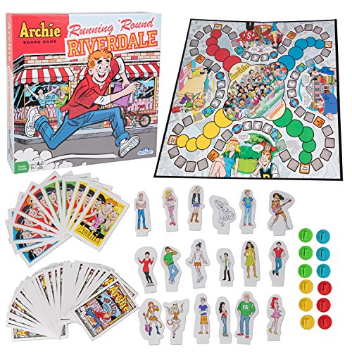 The Archie Comics Board Game - Running 'Round Riverdale - Outwit Your Opponents and Be the First to Reach Pop Tate's Choclit Shoppe - Ages 7+