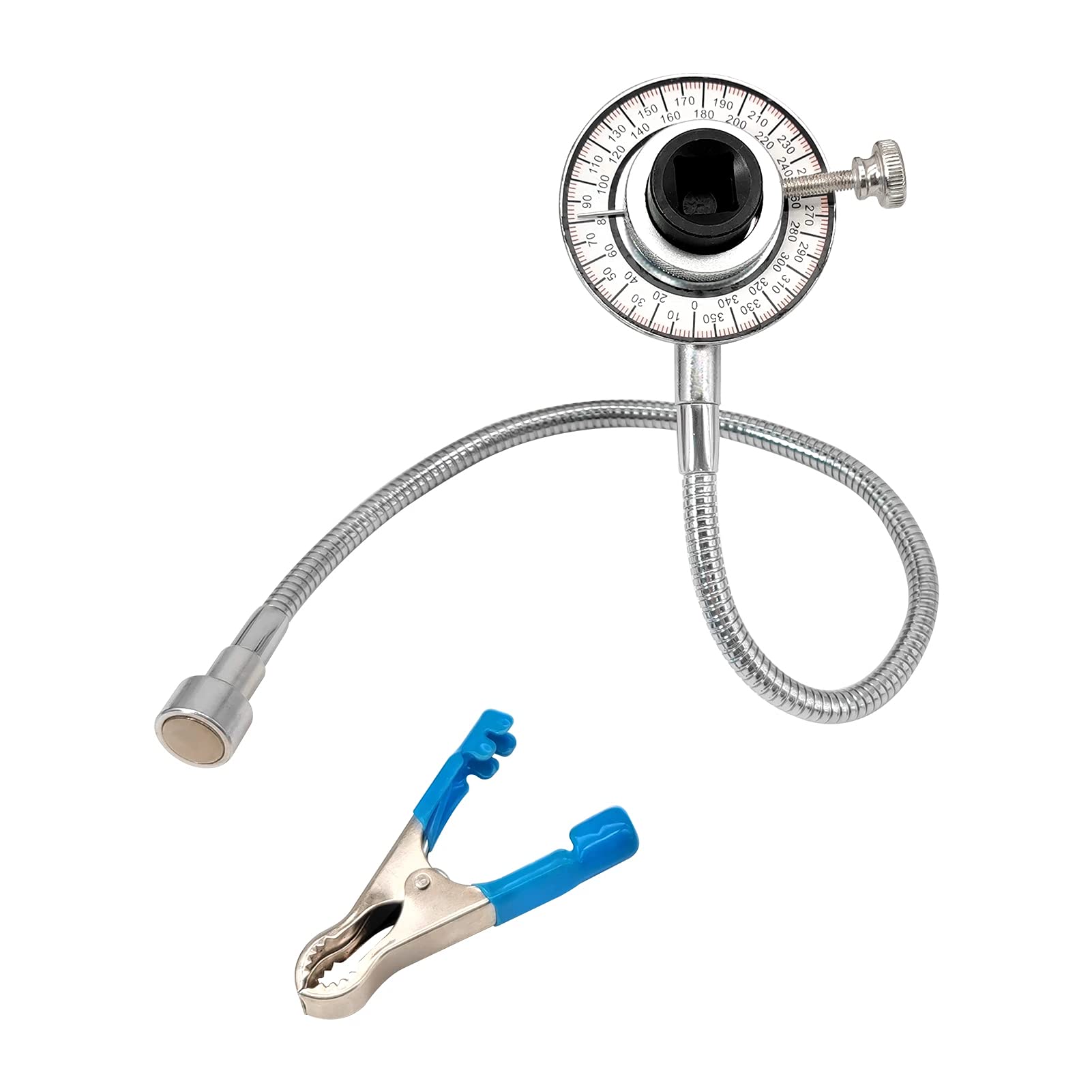 CENPEK 2 In 1 Professional Torque Angle Meter, Portable Drive Wrench Angle Gauge, Flexible Clip Arm Torque Wrenches
