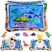 INNOCHEER Tummy Time Water Mat, Baby Toys for 3, 6, 9, 12 Months - Inflatable Water Play Mat for Baby Infants for Sensory Development, Visual Stimulation Toy 26 x 20 inches