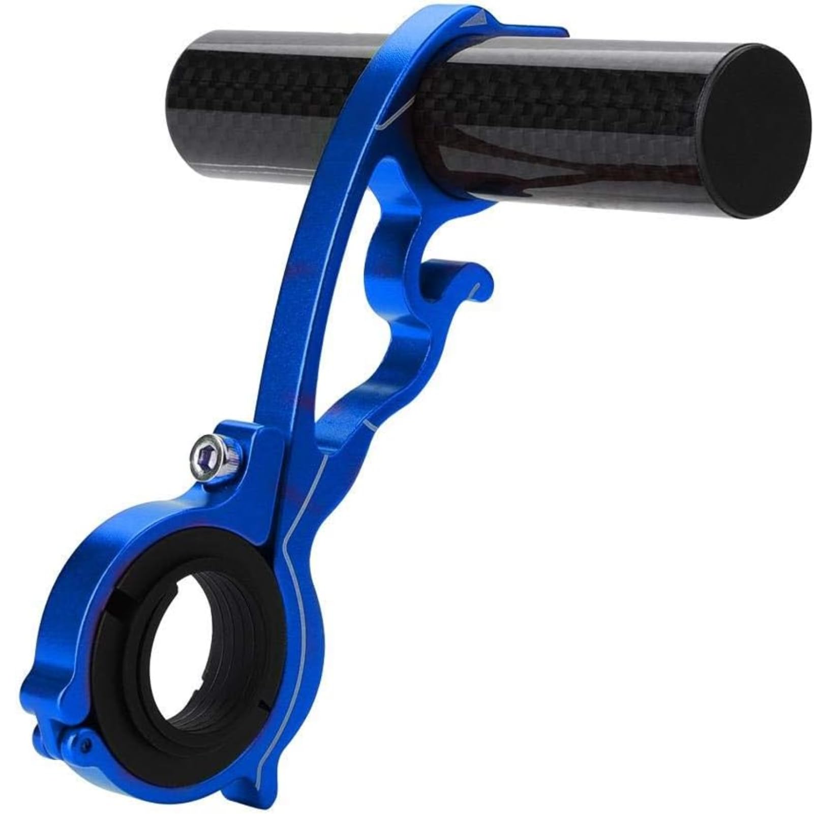 VIFER Bike Handlebar Extender Aluminum Alloy Bicycle Handlebar Extension Bracket Cycling Extension Mount Holder for Bicycle Light Speedometer GPS Lamp Flashlight (Blue)