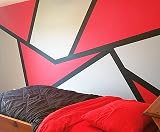 Mesoar 10m Self-Adhesive Matted Black Wallpaper Border 4in Wide Peel & Stick view 8