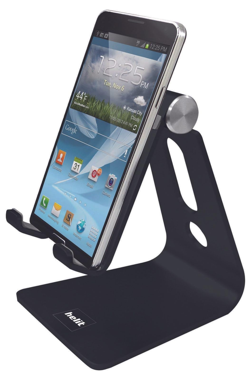 Helit The Lite Stand H2380195 Mobile Phone Holder Black
