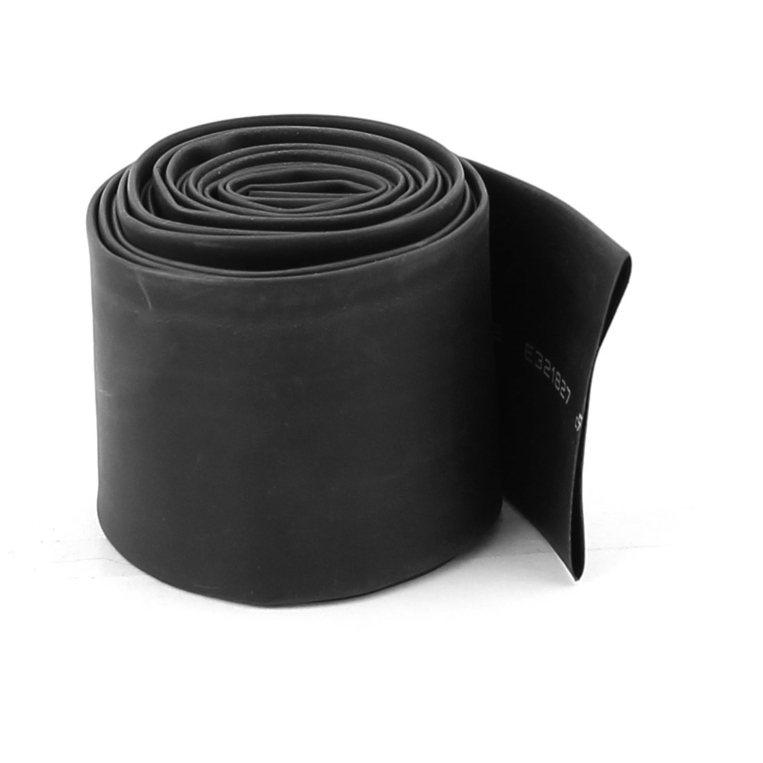 sourcing map 30mm Dia 2M Long Wire Wrap Heat Shrinkable Shrink Tube Sleeve Black