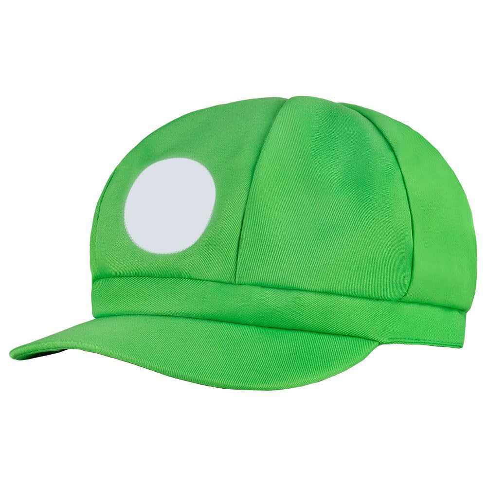 Aomig Mario Baseball Cap - Adults' Green Mario Cosplay Cap for Mardi Gras & Carnival — image 1