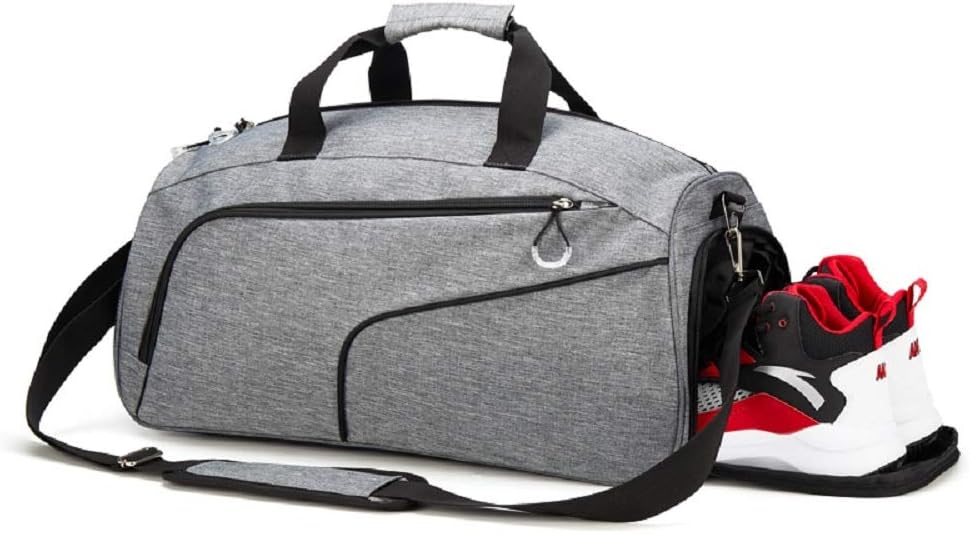 Yonzone Gym Bag Sports Bag with Shoes Compartment and Separated Wet Pocket, Travel Duffel Holdall Bag Sports Gym Bag for Men and Women Weekend Overnight Bag Waterproof