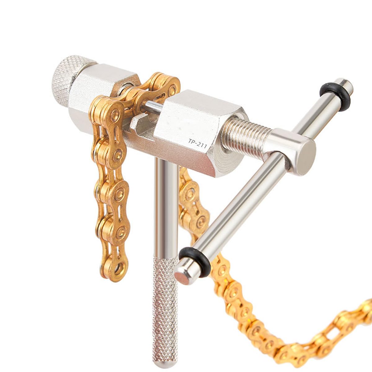 HOUSON Bicycle Chain Riveter, Tool for Bicycle Chain Splitter, Cutter, 7-12 Speed, Carbon Steel