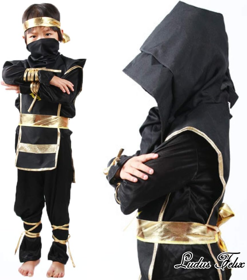 Amazon Ludus Felix 忍者 コスプレ 子供 キッズ こども 衣装 コスチューム ハロウィン 仮装 こすぷれ Xl 130 140cm キッズコスチューム おもちゃ