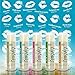 LIP BALM, 5 Pack, Organic & 100% Natural, With Organic Coconut Oil, Organic Beeswax, Wildcrafted Shea Butter, Proven to Moisturize, Repair, & Protect Your Dry, Chapped Lips. No Chemicals.