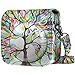 Fintie Protective Case for Fujifilm Instax Mini 8 Mini 8+ Mini 9 Instant Camera - Premium Vegan Leather Bag Cover with Removable Strap, Love Tree