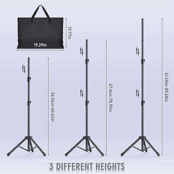 EOCNRHE BACKDROP STAND KIT – 6 WIDTHS, 10X7.5FT ADJUSTABLE BACKGROUND STAND FOR PARTIES & STUDIO PHOTOGRAPHY