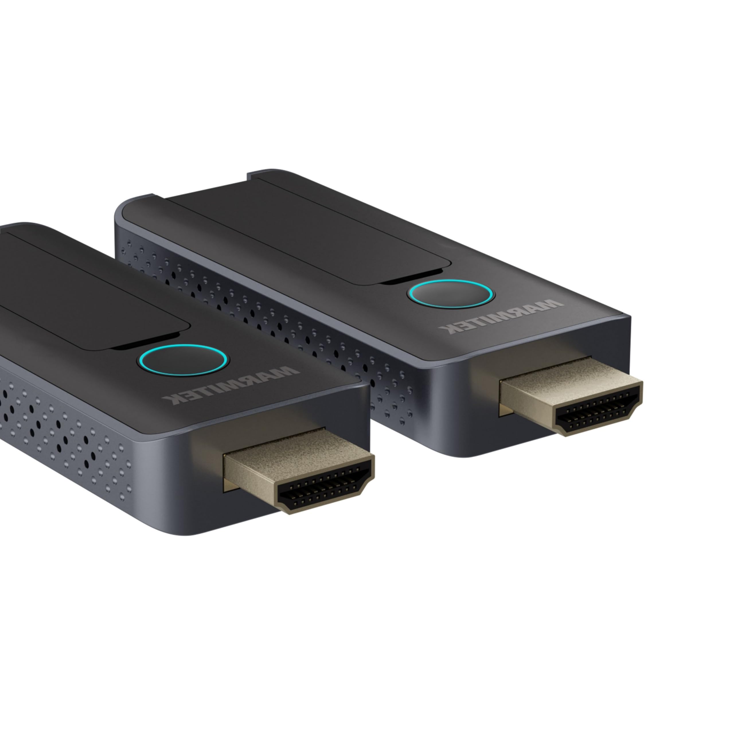Wireless HDMI Extender Transmitter Receiver 1080p – Marmitek STS1 – Plug & Play, no Wi‑Fi/software – USB‑C compatible – up to 20 m range, low latency – Presentation – Projector