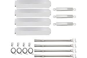 Hisencn Replacement Parts for Charbroil 463244012, 463244011, 463257010, 463247310, 463243911, 463247412, 463247512, Stainless Steel Grill Parts for Char-Broil Commercial 4 Burner Grills 463247109