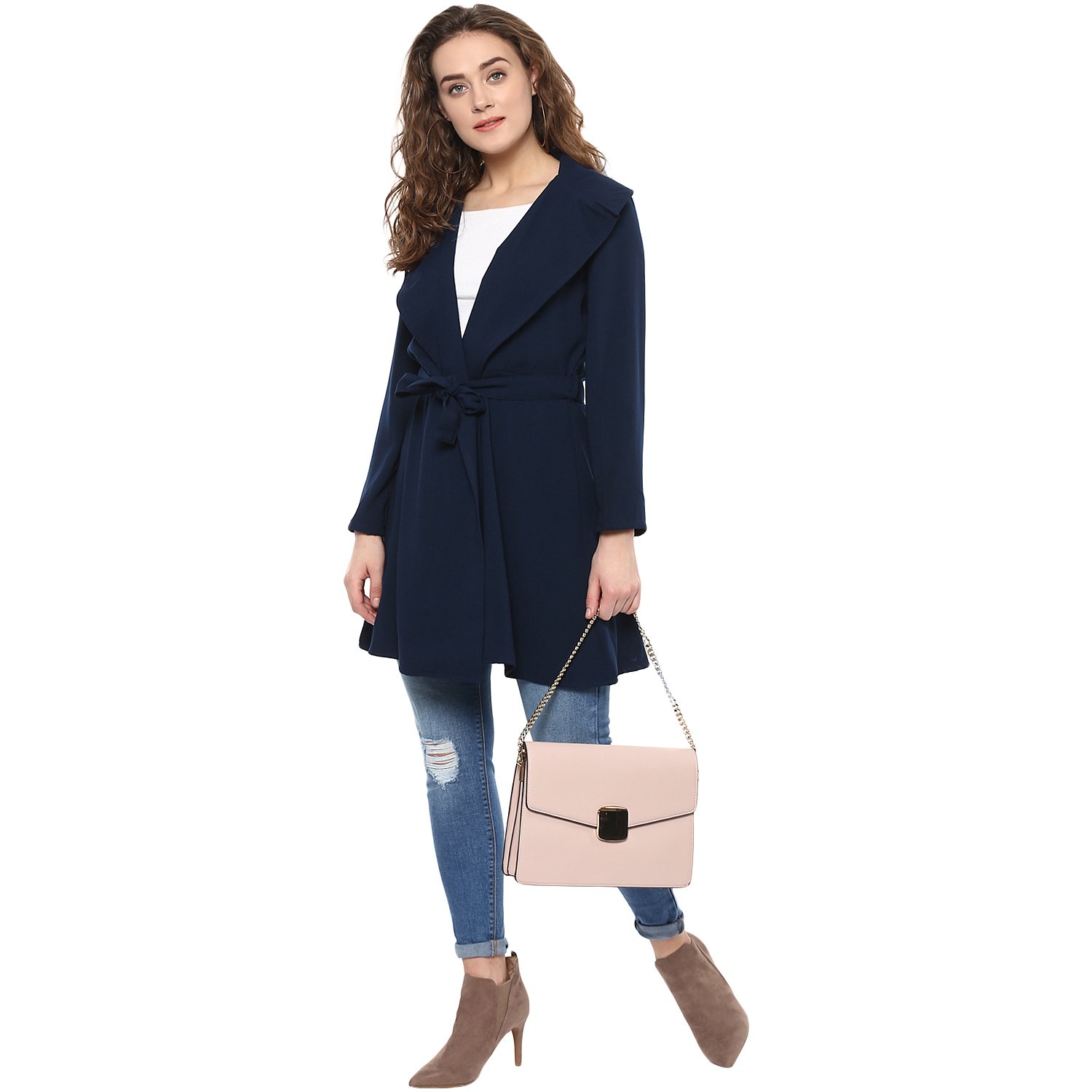 bohobi full sleeve solid women's jacket